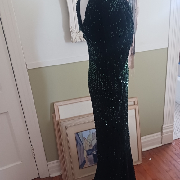 Vintage MISS ORD Pageant Gown M Sequins - Picture 3 of 6